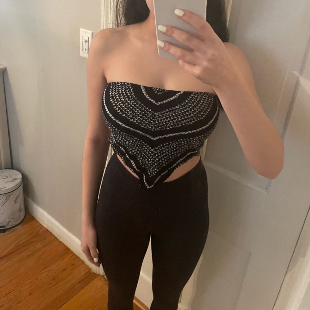 Black Bandana Top